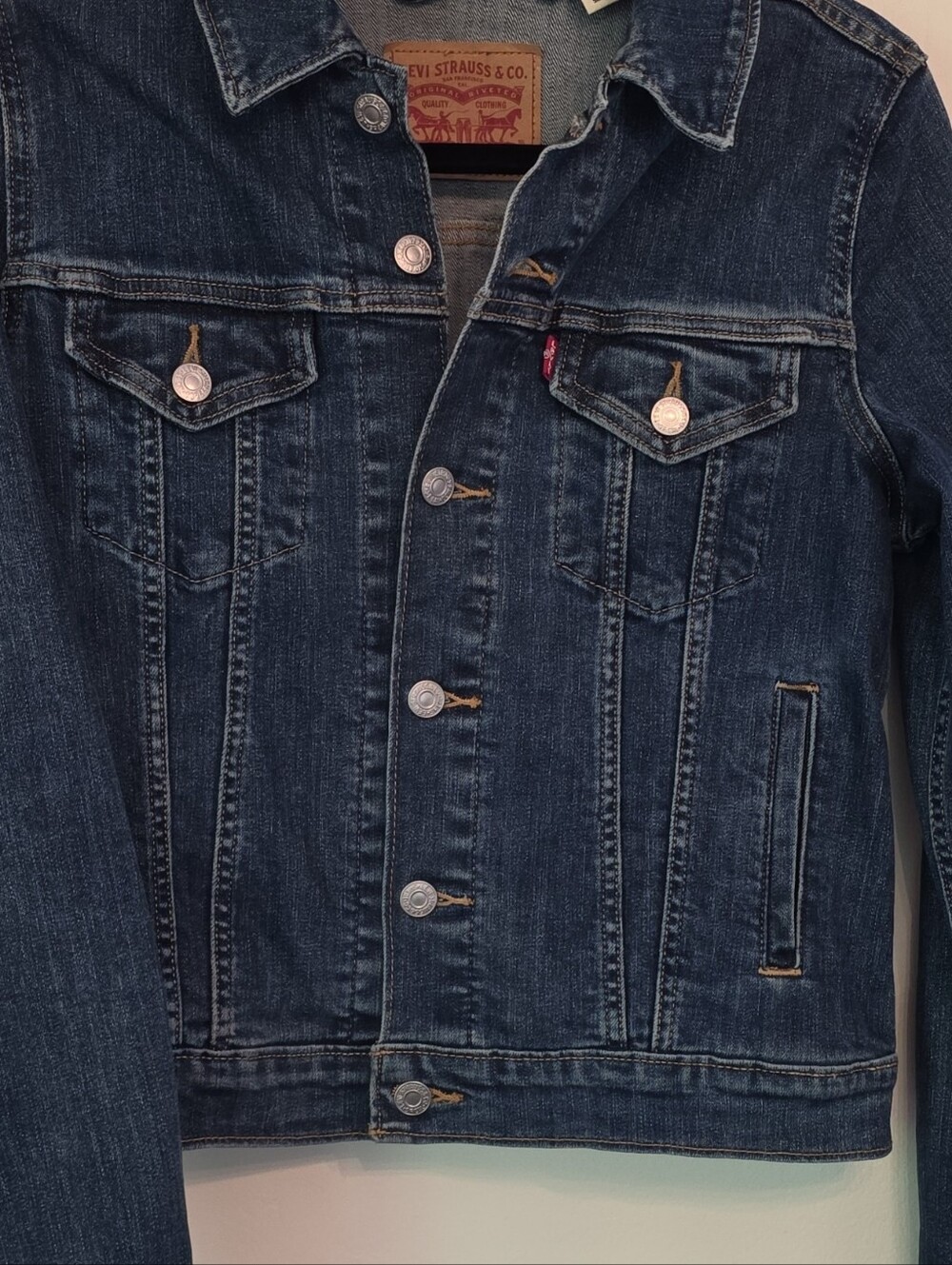 Levi's Dark Blue Denim Jean Jacket